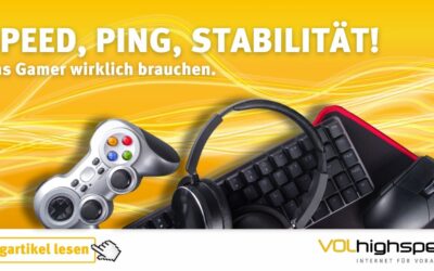Online-Gaming – Wie viel Speed benötige ich wirklich?