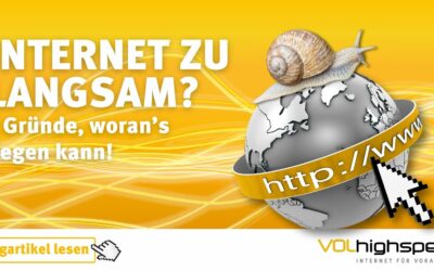 5 Gründe, warum dein Internet langsam ist (und was du machen kannst)!