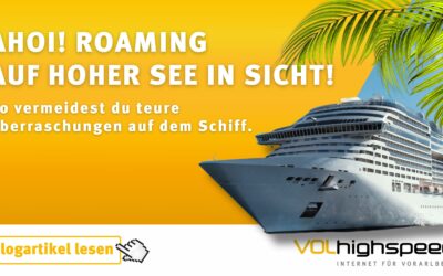 Roaming auf Kreuzfahrten – So verhinderst du böse Überraschungen auf der Handyrechnung